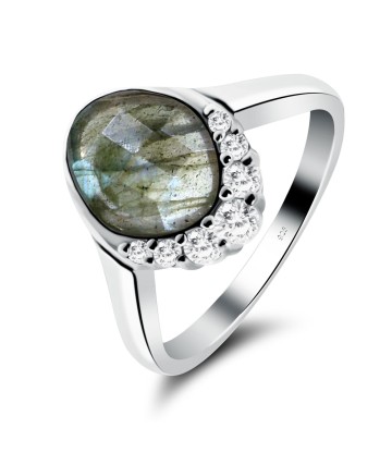 Labradorite Silver Rings NSR-2345